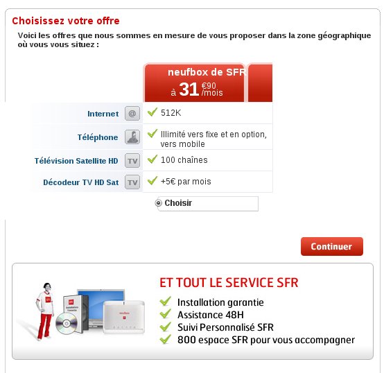 Changer d'offre neufbox
