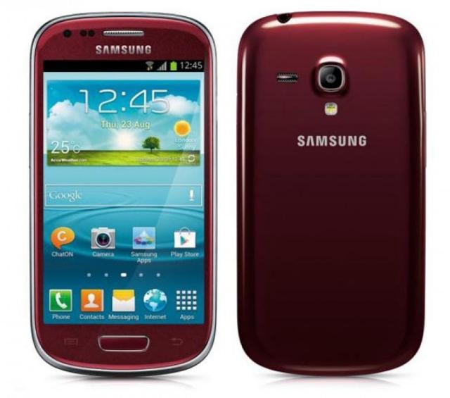 Samsung Galaxy S3 Mini rouge