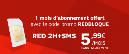 Bon plan  #REDdeal RED bloqué