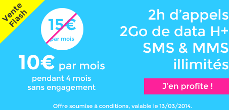 Vente Flash Joe Mobile