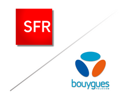 Logo SFR et Bouygues