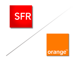 Logo SFR et Orange